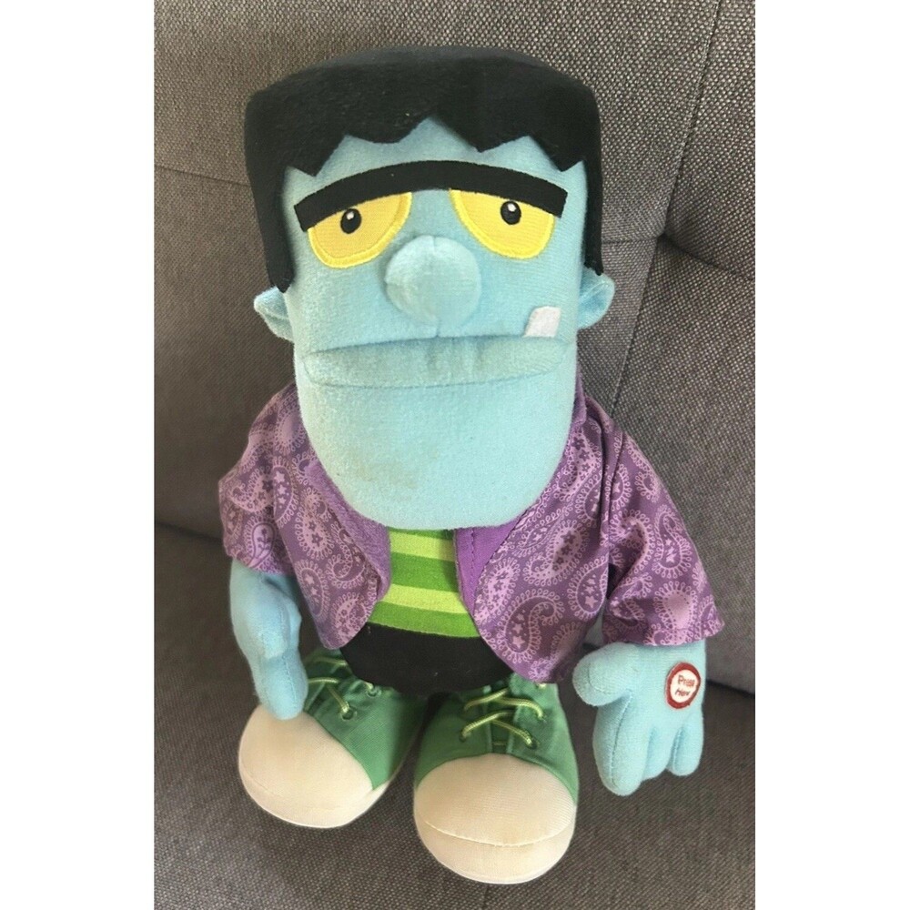 Frankenstein Hallmark Dancing Plush Blue Monster Mash Song tested